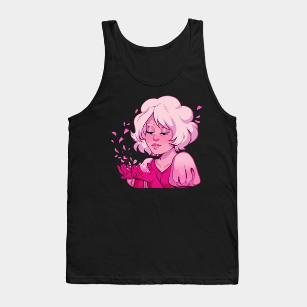 Pink Diamond Tank Top by Feorie